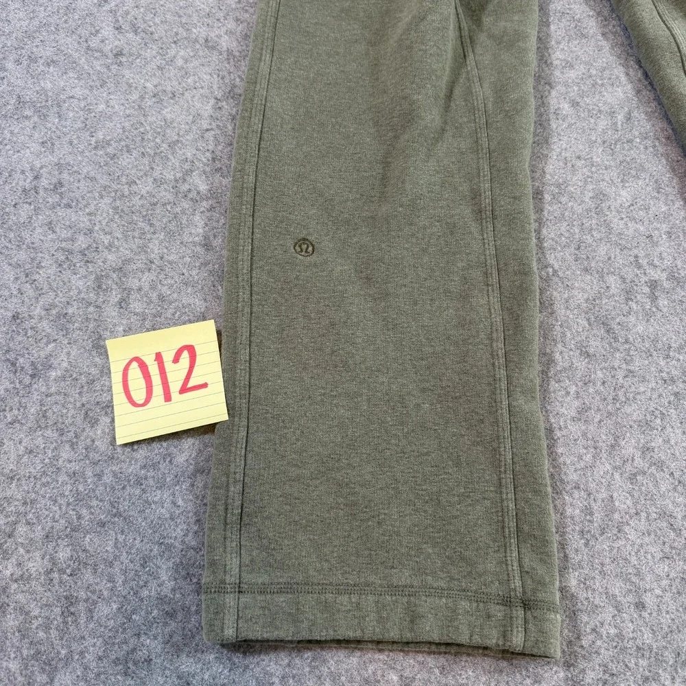 Lululemon Athletica Olive Green Straight Leg Sweatpants Men's Size Medium